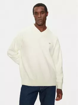 Свитер обычного кроя Calvin Klein Jeans, экрю