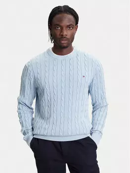 Свитер обычного кроя Classic MW0MW39524 Tommy Hilfiger, голубой