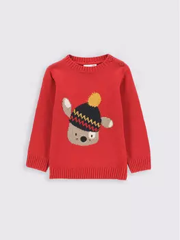 Свитер обычного кроя Coccodrillo, красный