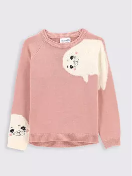 Свитер обычного кроя Coccodrillo, розовый