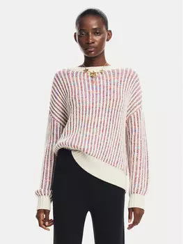 Свитер обычного кроя Desigual, экрю