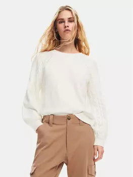 Свитер обычного кроя Desigual, белый