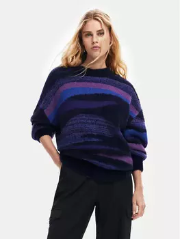 Свитер обычного кроя Desigual, синий