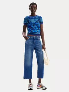 Свитер обычного кроя Desigual, синий