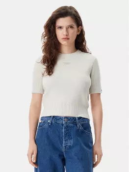 Свитер обычного кроя DW0DW20380 Tommy Jeans, бежевый