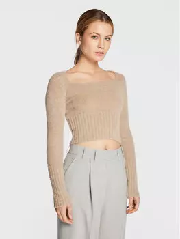 Свитер обычного кроя Edited, бежевый