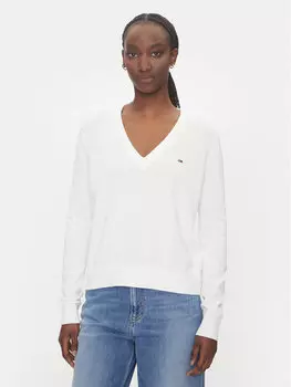 Свитер обычного кроя Essential DW0DW19888 Tommy Jeans, белый