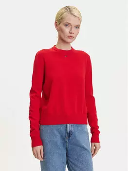 Свитер обычного кроя Essential DW0DW20159 Tommy Jeans, красный