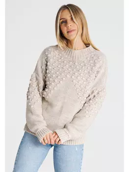 Свитер обычного кроя Figlfigl, бежевый