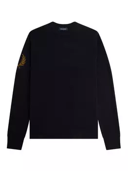 Свитер обычного кроя Fred Perry, синий