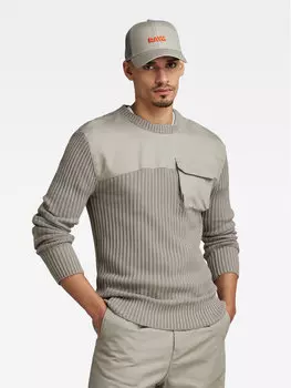 Свитер обычного кроя G-Star Raw, бежевый