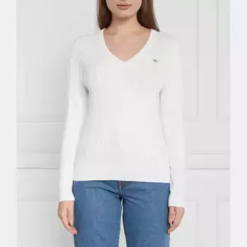 Свитер обычного кроя Gant, белый