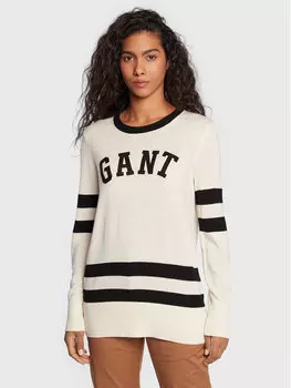Свитер обычного кроя Gant, бежевый