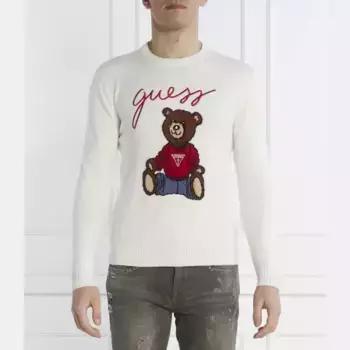 Свитер обычного кроя Guess, белый