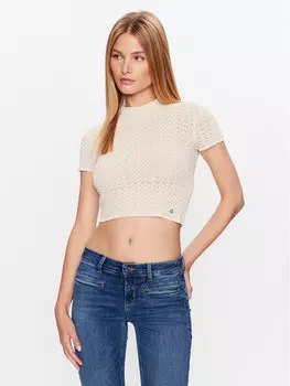 Свитер обычного кроя Guess, бежевый