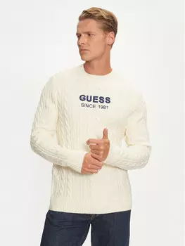 Свитер обычного кроя Guess, бежевый