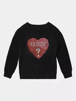 Свитер обычного кроя Guess, черный