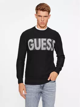 Свитер обычного кроя Guess, черный