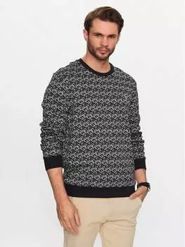 Свитер обычного кроя Guess, черный