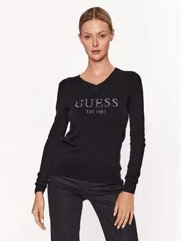 Свитер обычного кроя Guess, черный