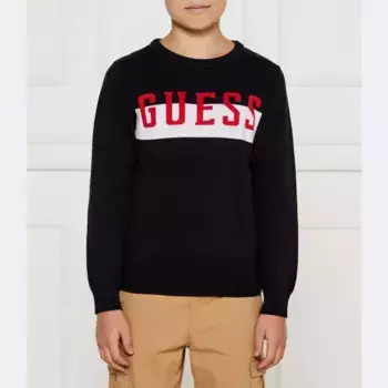 Свитер обычного кроя Guess, черный