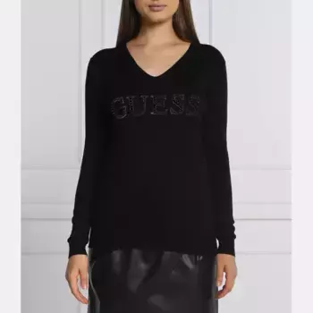 Свитер обычного кроя Guess, черный