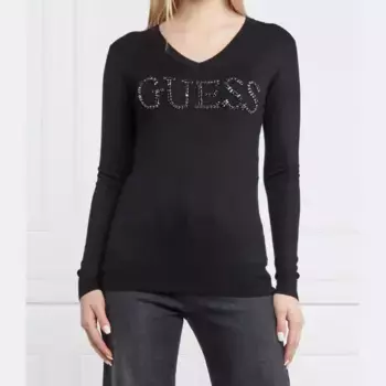 Свитер обычного кроя Guess, черный