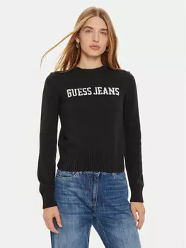 Свитер обычного кроя Guess Jeans, черный