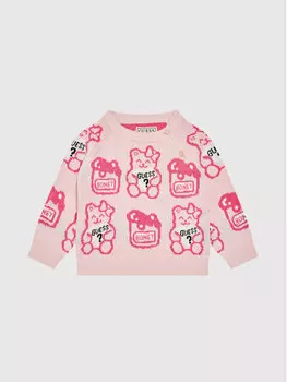 Свитер обычного кроя Guess, розовый