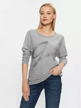 Свитер обычного кроя Guess, серый