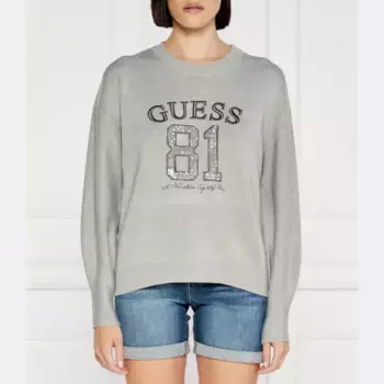 Свитер обычного кроя Guess, серый
