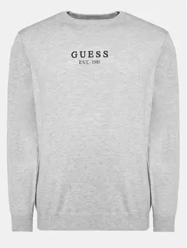 Свитер обычного кроя Guess, серый
