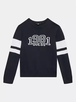 Свитер обычного кроя Guess, синий