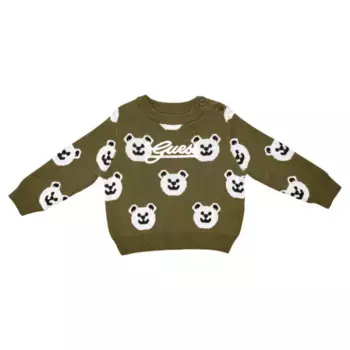 Свитер обычного кроя Guess, зеленый