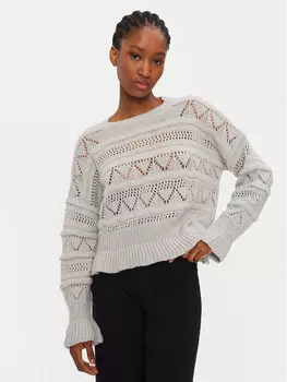 Свитер обычного кроя Haveone, серый