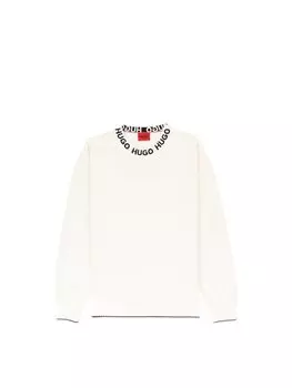 Свитер обычного кроя Hugo, белый