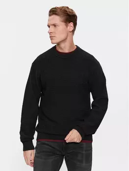 Свитер обычного кроя Hugo, черный