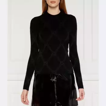 Свитер обычного кроя Hugo, черный