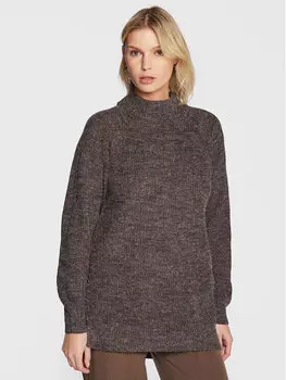 Свитер обычного кроя Ichi, коричневый