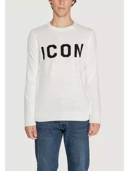 Свитер обычного кроя Icon, белый
