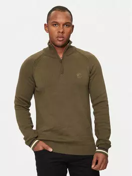 Свитер обычного кроя Indicode, хаки