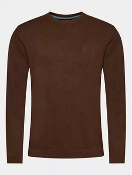 Свитер обычного кроя Indicode, коричневый