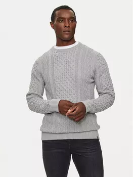 Свитер обычного кроя Indicode, серый