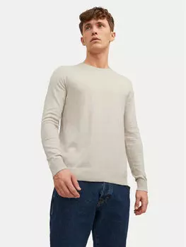 Свитер обычного кроя Jack&Jones, бежевый