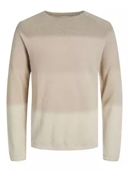 Свитер обычного кроя JACK & JONES JJEHill, бежевый