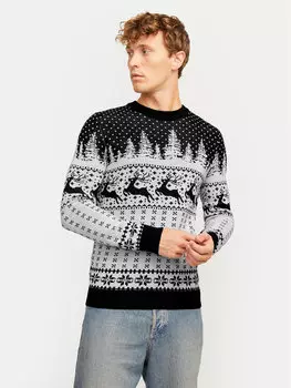 Свитер обычного кроя Jack&Jones, серый