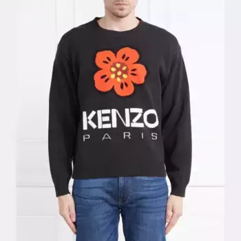 Свитер обычного кроя Kenzo, черный