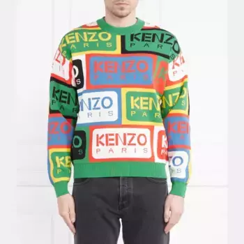 Свитер обычного кроя Kenzo, мультиколор