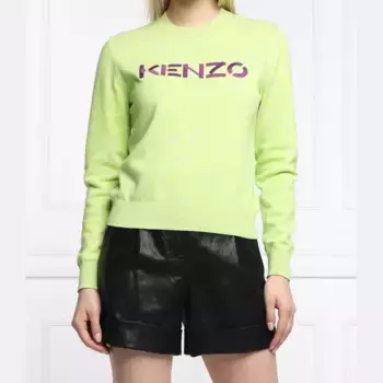 Свитер обычного кроя Kenzo, зеленый