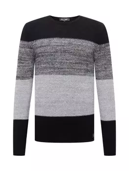 Свитер обычного кроя Key Largo Jogi, цвет Black/mottled black